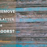 how to remove paint splatter from wood floors